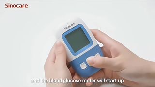 Medidor preciso de glicose no sangue Medidor de monitor de glicose no sangue