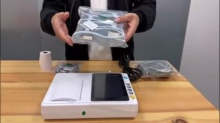 Máquina de ECG de 3 canais com eletrocardiógrafo BR-ECG301