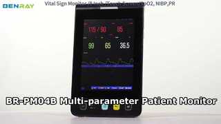 Monitor de paciente multiparâmetro BR-PM04B
