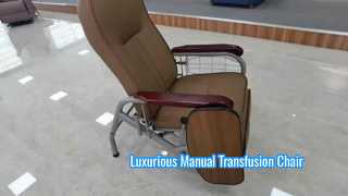 Luxuosa cadeira de transfusão manual