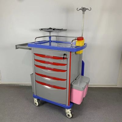 Medication Trolley Hospital Medical Emergency Trolley Crash Cart
