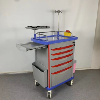 Medication Trolley Hospital Medical Emergency Trolley Crash Cart