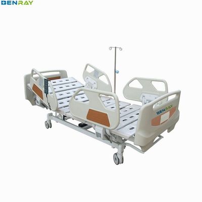 Electric 5 Function Hospital Bed For Patients Steel Frame