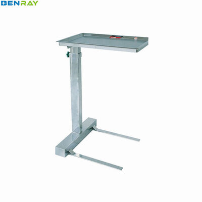 BR-SOT04 Height Adjustable Hospital Tray Stand With Post Mayo Trolley