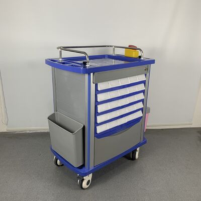 Hospital Nursing Cart ABS Medicine Trolley
