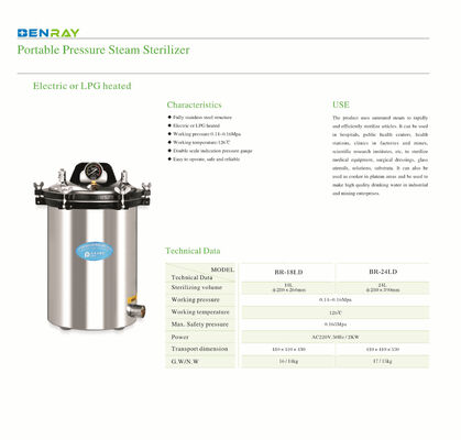 Electric Or LNG Heated Sterilizer Autoclave
