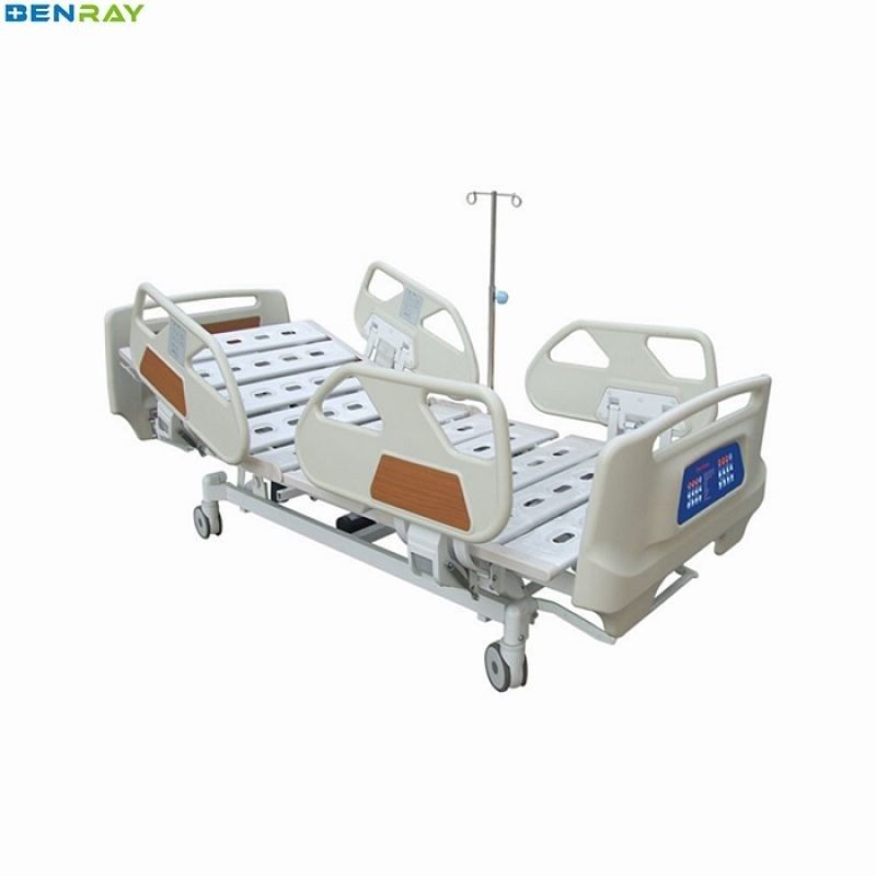 Backrest Max Upward Angle 70 Degree 5 Function Electric Hospital Bed
