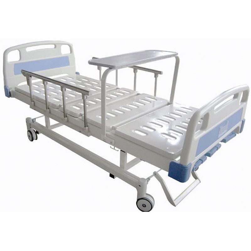 3 Function Manual Hospital Bed 450-700mm Height Adjustment Manual Patient Bed