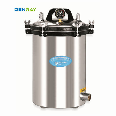 Autoclave esterilizador com aquecimento elétrico ou GNL
